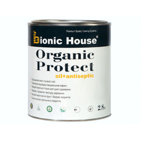 Масло-Антисептик для дерева Bionic House Organic Protect Oil Білий - интернет-магазин tricolor.com.ua