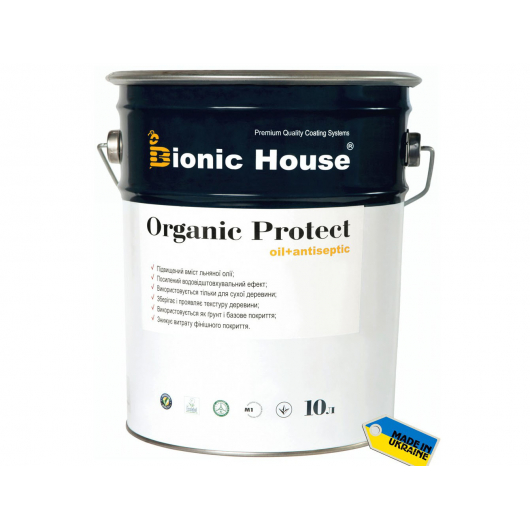 Масло-Антисептик для дерева Bionic House Organic Protect Oil Сосна - изображение 2 - интернет-магазин tricolor.com.ua