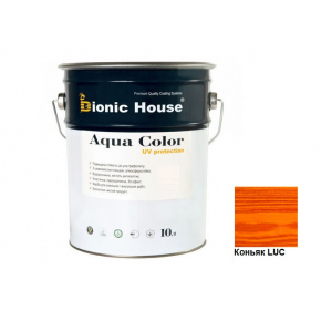 Акрилова лазур Aqua color - UV protect Bionic House Коньяк LUC - интернет-магазин tricolor.com.ua