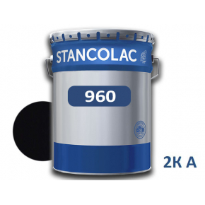 Краска по металлу эпоксидная каменноугольная Stancolac 960 Coal tar черная 2К А