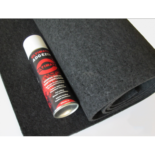 Шумопоглинач для авто Ultimate One Vulcan corcy 2500 + клей Adgezive 2м*1м - изображение 2 - интернет-магазин tricolor.com.ua