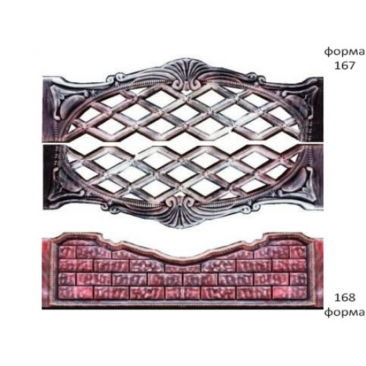 Форма для забору №168 АБС MF 60х200 см - изображение 2 - интернет-магазин tricolor.com.ua