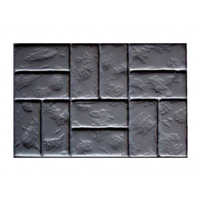 Форма для плитки Блок дорожный Римский камень 75х50 см АБС MF