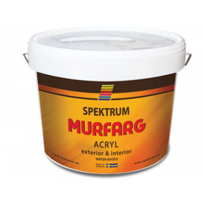 Краска фасадная акриловая Spektrum Murfarg матовая база А белая