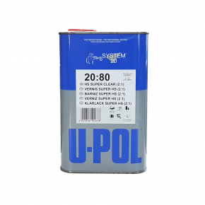 Лак акриловый U-Pol 2:1 2080/SR HS 1л (без отвердителя)