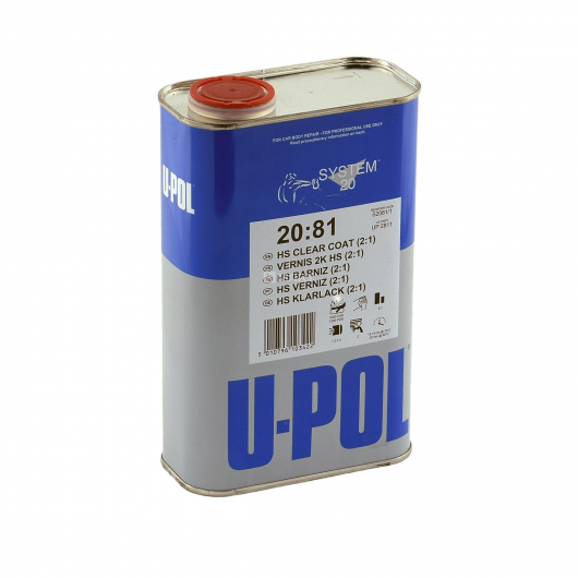 Лак акриловый повышенной прочности U-Pol 2:1 2081 SR 5л (без отвердителя)