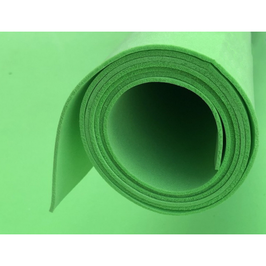 Фоамиран 02 зеленый 1,5х1 м