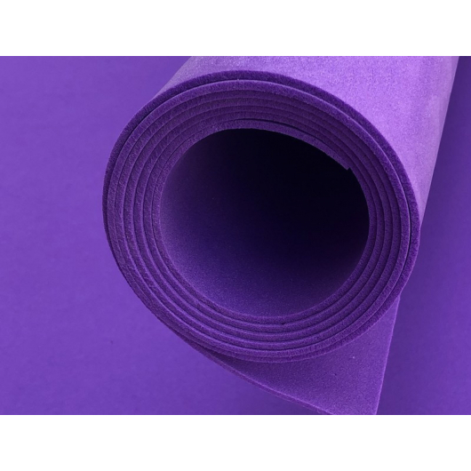 Фоамиран 02 фиолетовый 1,5х1 м