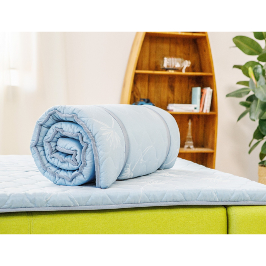 Топпер Dormeo Roll up Green Tea Зеленый чай 110х200 - изображение 7 - интернет-магазин tricolor.com.ua