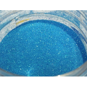 Глиттер ирис GTBlue/0,2 мм (1/128) голубой Tricolor - изображение 2 - интернет-магазин tricolor.com.ua