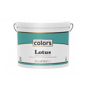 Латексна фарба для внутрішніх робіт Colors Lotus матова База А - интернет-магазин tricolor.com.ua
