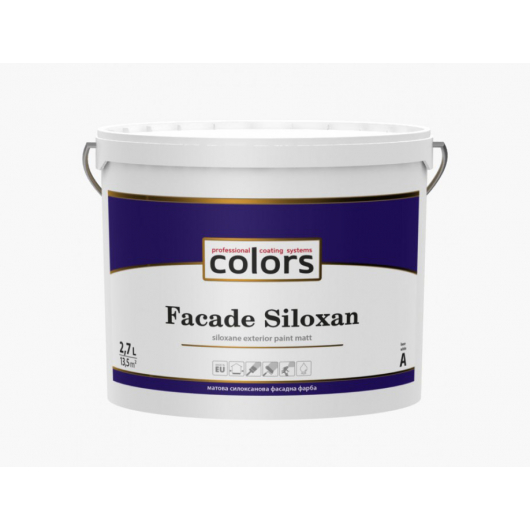 Cілоксанова фасадна фарба Colors Facade Siloxan База C (під колеровку)