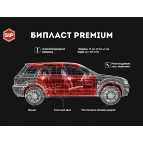 Звукопоглинальний матеріал StP Biplast 15A Premium БіПласт 15А Преміум 15мм 0,75м*1м - изображение 2 - интернет-магазин tricolor.com.ua