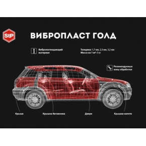 Вібропласт StP Gold 2,3 New Голд 2,3 Нью 2,3мм 0,47м*0,75м - изображение 6 - интернет-магазин tricolor.com.ua