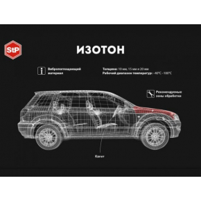 Звукопоглинальний матеріал StP Izoton LM15 Ізотон ЛМ15 15мм 1м*2м - изображение 2 - интернет-магазин tricolor.com.ua