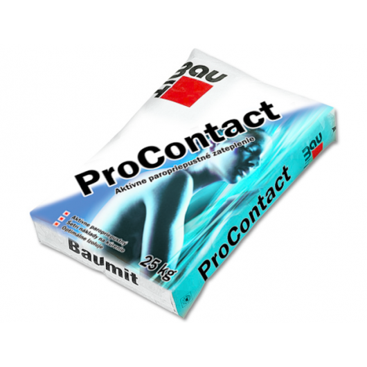 Клей-шпаклевка Baumit ProContact для приклеивания и защиты ППС и МВ плит