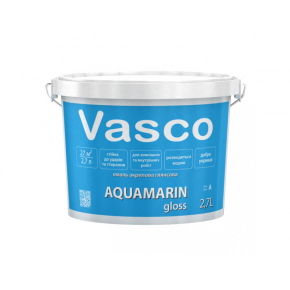 Акриловая эмаль для наружных и внутренних работ Vasco Aquamarin белая глянцевая - изображение 3 - интернет-магазин tricolor.com.ua