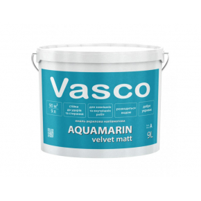 Акриловая эмаль для наружных и внутренних работ Vasco Aquamarin белая полуматовая - изображение 5 - интернет-магазин tricolor.com.ua