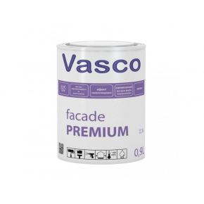 Матова силоксанова водорозчинна фасадна фарба Vasco Facade Premium База C - интернет-магазин tricolor.com.ua