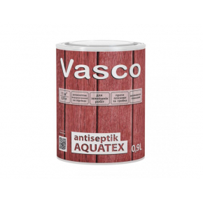 Водоразбавляемая, лессирующая пропитка-антисептик для дерева Vasco Antiseptik Aquatex тик