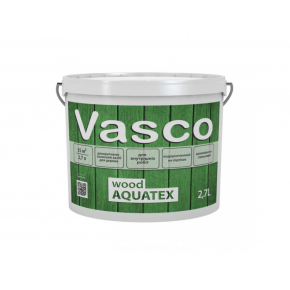 Водорозчинне, лесуюче просочення для дерева Vasco Wood Aquatex біле - изображение 2 - интернет-магазин tricolor.com.ua