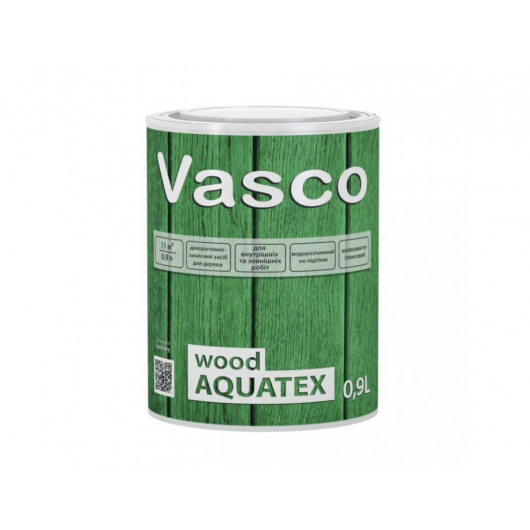 Водорозчинне, лесуюче просочення для дерева Vasco Wood Aquatex тік - интернет-магазин tricolor.com.ua