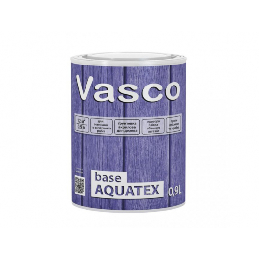 Акриловая грунтовка для древесины на водной основе Vasco Base Aquatex - интернет-магазин tricolor.com.ua