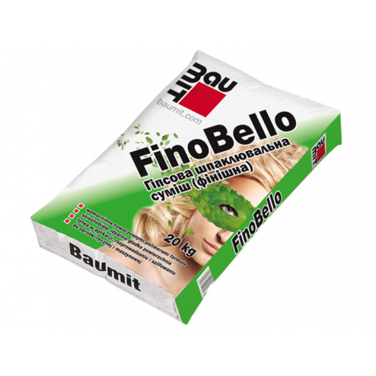 Шпаклевка финишная гипсовая Baumit FinoBello тонкослойная