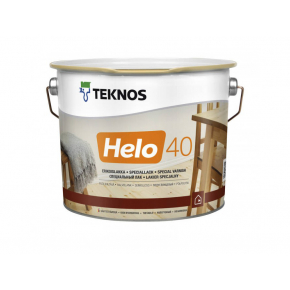 Уретан-алкідний лак для дерева Teknos Helo 40 напівглянцевий