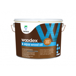 Водорозчинна глибокопроникаюча колеруєма деревна олія Teknos Woodex Aqua Wood Oil