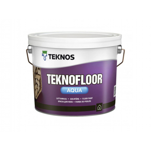 Водоразбавляемая краска для пола на акрилатной основе для внутренних работ Teknos Teknofloor Aqua База1