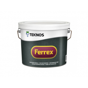 Антикорозійна матова фарба Teknos Ferrex сіра