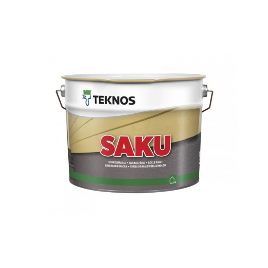 Дисперсионная краска для бетонных поверхностей Teknos Saku матовая База1