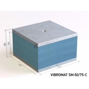 Віброопора Вібромат (Vibromat) для інженерного обладнання SM 60/75-C - интернет-магазин tricolor.com.ua