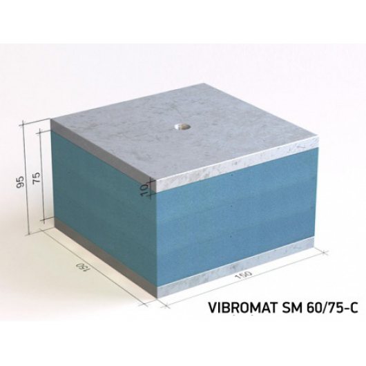 Віброопора Вібромат (Vibromat) для інженерного обладнання SM 60/75-C - интернет-магазин tricolor.com.ua