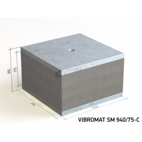 Віброопора Вібромат (Vibromat) для інженерного обладнання SM 940/75-C - интернет-магазин tricolor.com.ua