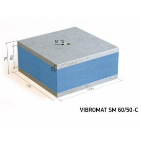 Віброопора Вібромат (Vibromat) для інженерного обладнання SM 60/50-B - интернет-магазин tricolor.com.ua