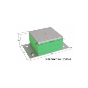 Віброопора Вібромат (Vibromat) для інженерного обладнання SM 120/75-B
