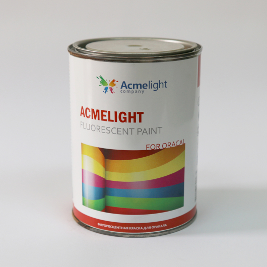 Краска флуоресцентная AcmeLight для оракала красная - изображение 3 - интернет-магазин tricolor.com.ua
