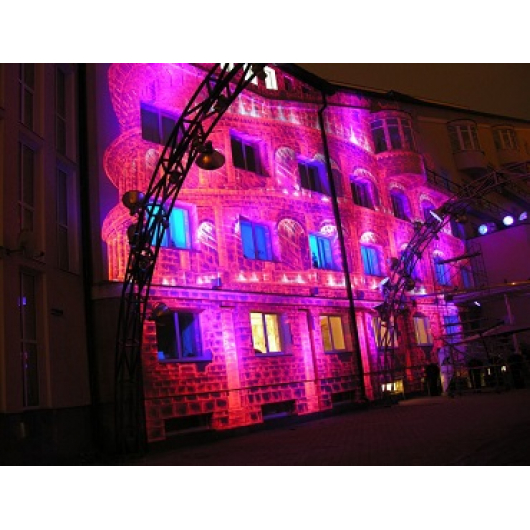 Фарба люмінесцентна AcmeLight для фасаду рожева - интернет-магазин tricolor.com.ua