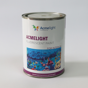 Краска флуоресцентная AcmeLight для интерьера белая - изображение 4 - интернет-магазин tricolor.com.ua