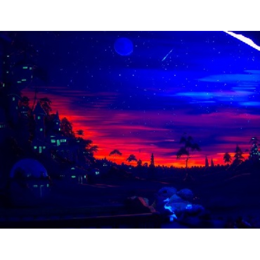 Краска флуоресцентная AcmeLight для интерьера красная - изображение 2 - интернет-магазин tricolor.com.ua