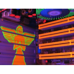 Краска флуоресцентная AcmeLight для интерьера оранжевая - изображение 2 - интернет-магазин tricolor.com.ua