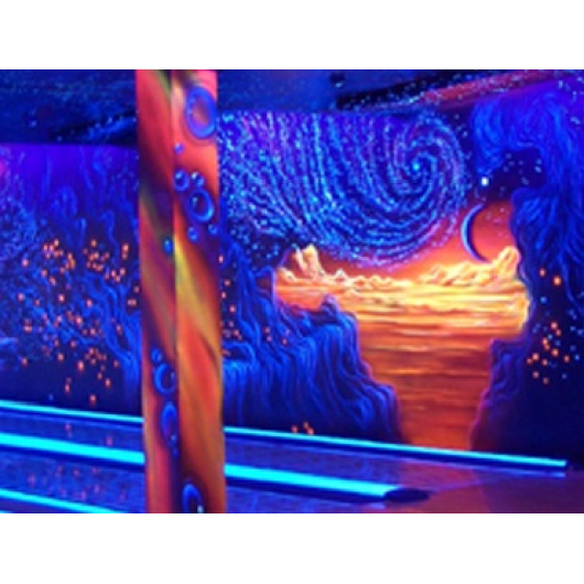 Краска флуоресцентная AcmeLight для интерьера оранжевая - интернет-магазин tricolor.com.ua