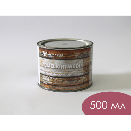 Фарба люмінесцентна AcmeLight для деревини біла - изображение 2 - интернет-магазин tricolor.com.ua
