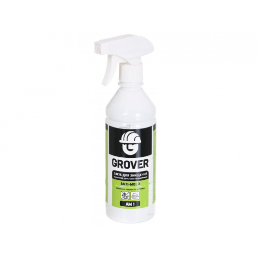 Засіб дезінфікуючий Grover AM1 ANTI-MOLD видаляє водорості, цвіль, мох