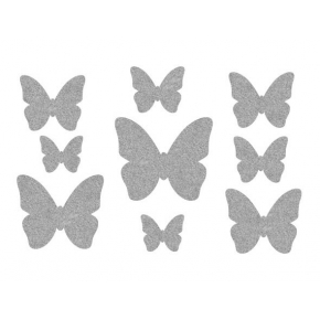 Декор з рідких шпалер Bioplast Метелики №6 - 9 елементів