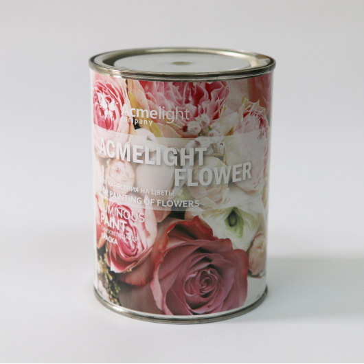 Фарба люмінесцентна AcmeLight для квітів рожева - изображение 3 - интернет-магазин tricolor.com.ua