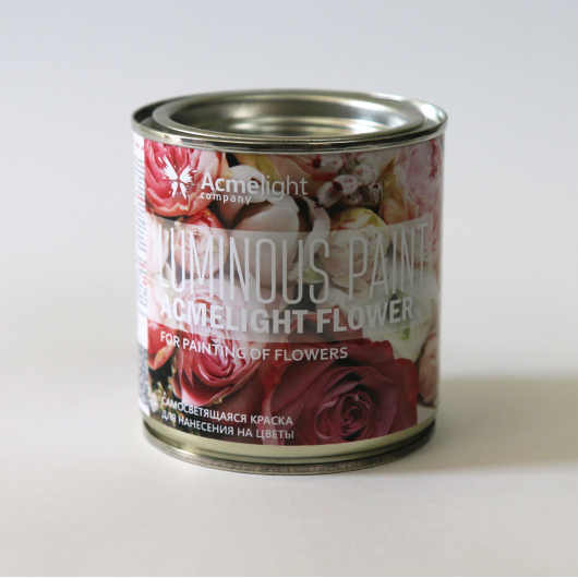 Фарба люмінесцентна AcmeLight для квітів рожева - изображение 2 - интернет-магазин tricolor.com.ua