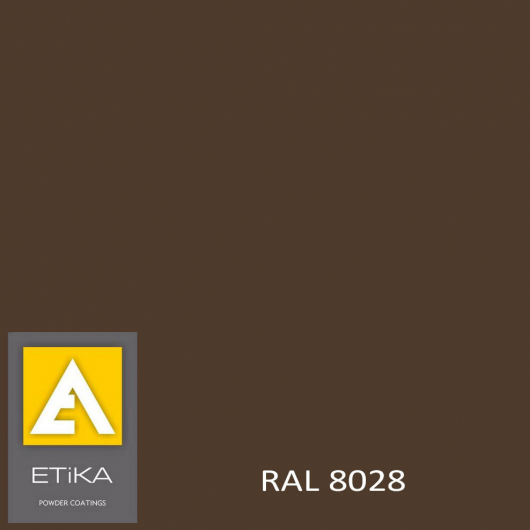 Фарба порошкова Etika Elektro Коричнева RAL 8028 матова